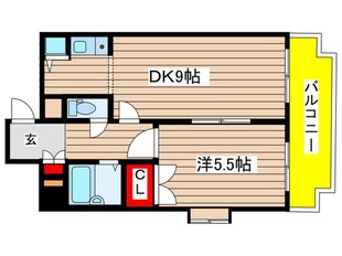 シャイン塩釜ハイツの物件間取画像